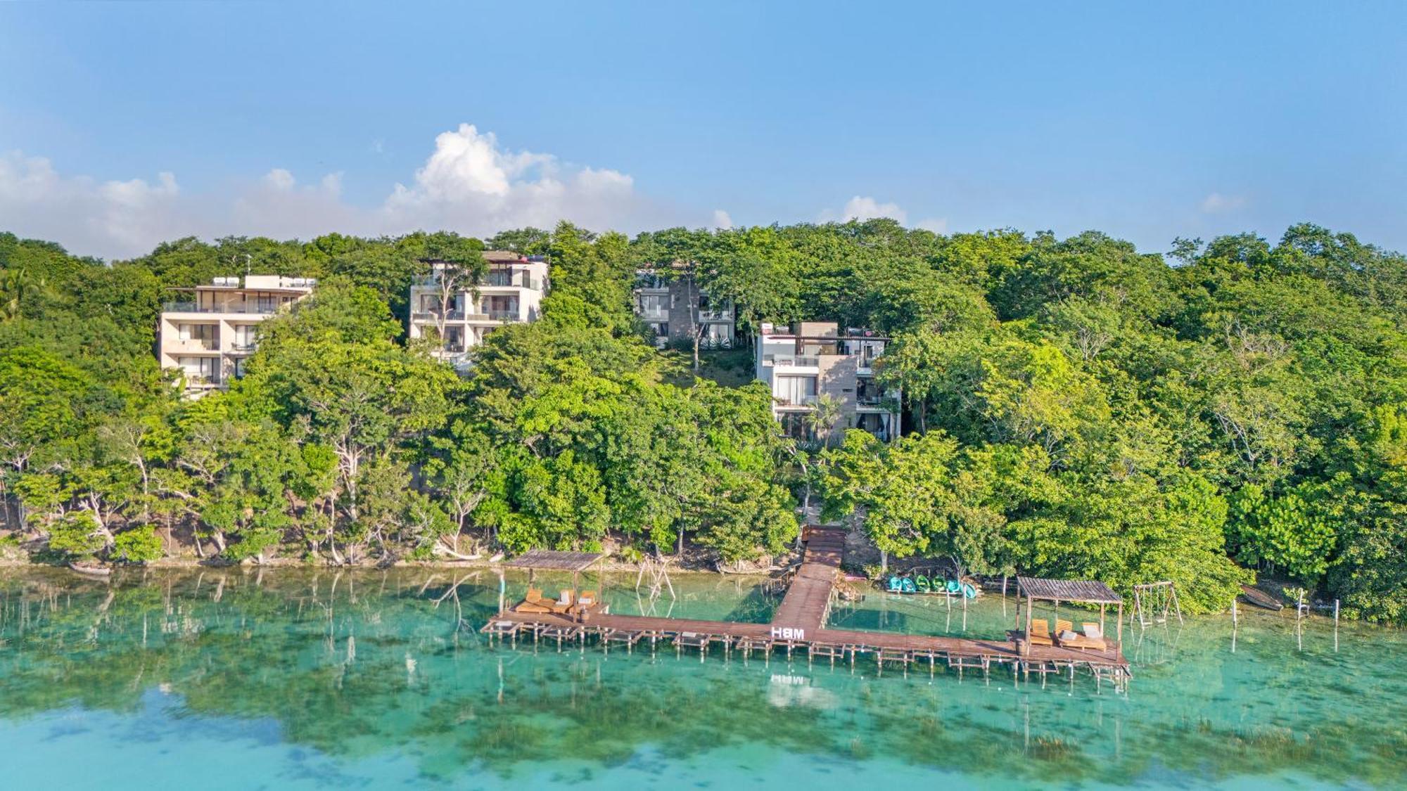 Mbh Maya Bacalar Hotel Boutique Экстерьер фото